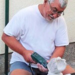 Luka Budimir bei der Arbeit 2021